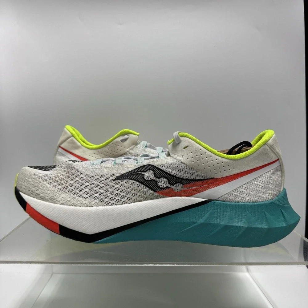 Saucony Endorphin Pro 4 White Real Running Shoes S20939-97 Men's Size 12.5